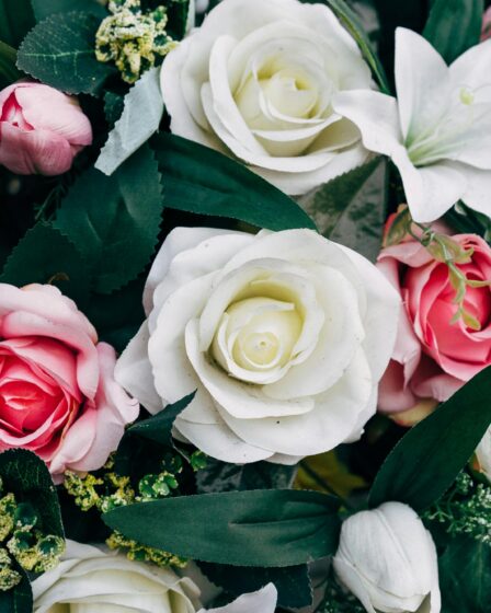 Boeket zijden bloemen voor een altijd verzorgde sfeer